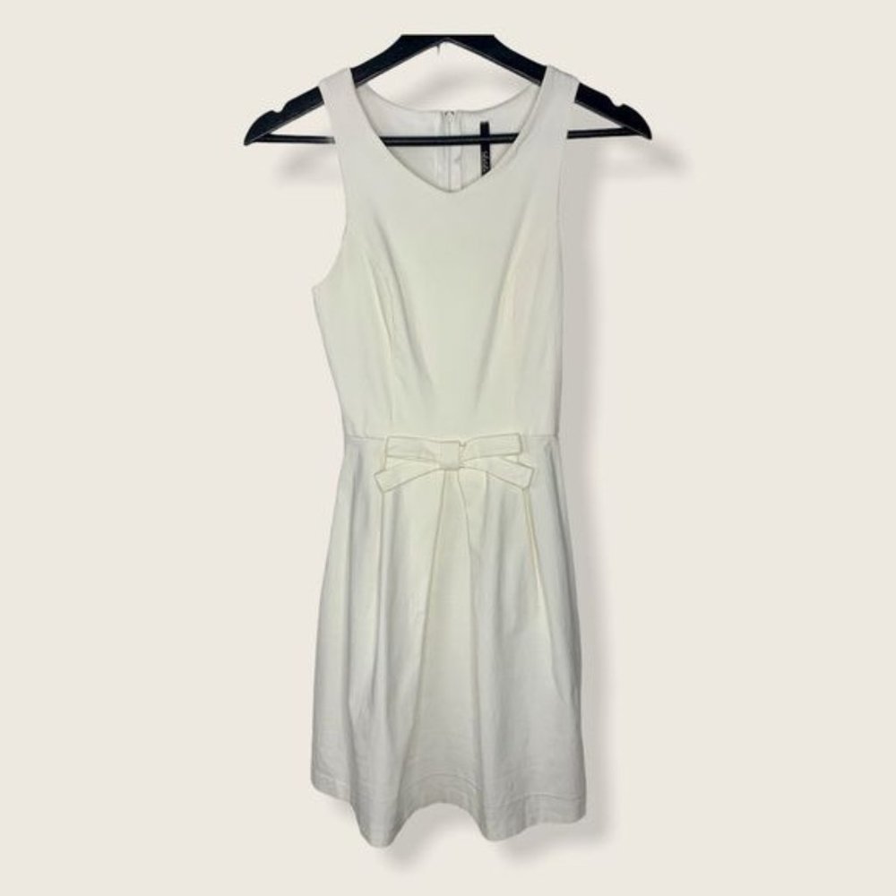 Lulus Hot Off The Precious Fit Flare Sleeveless Mini Bow Dress XS